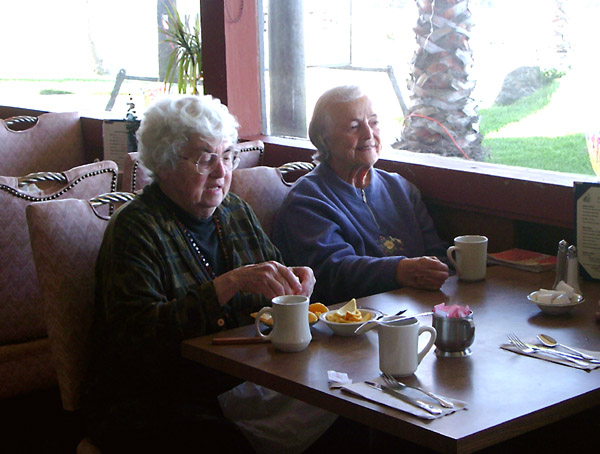 Breakfast in Cambria, summer 2003 (ss)