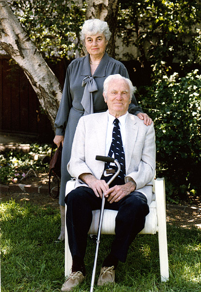 With David, at Alice's wedding, Berkeley, 1985 (ls)