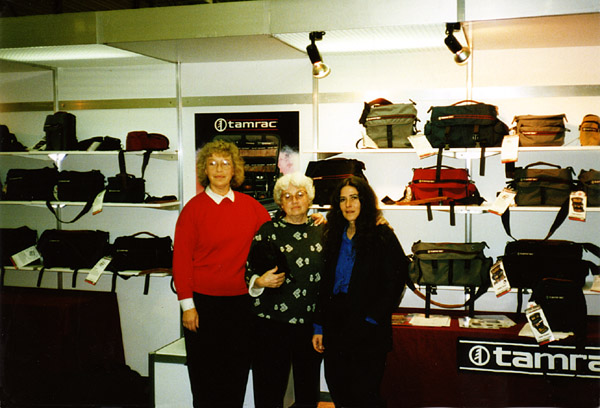 Photokina, with Jesselyn and Susie, 1988 (ls)