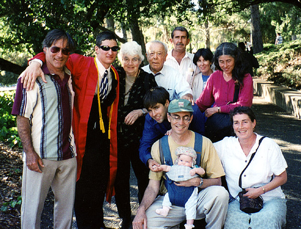 Highschool graduation of grandson Damian, Berkeley, 1997 (ls)