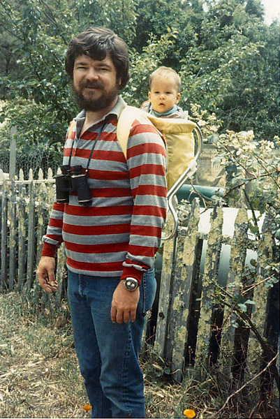 Michael with Alex, 1977 (ls)
